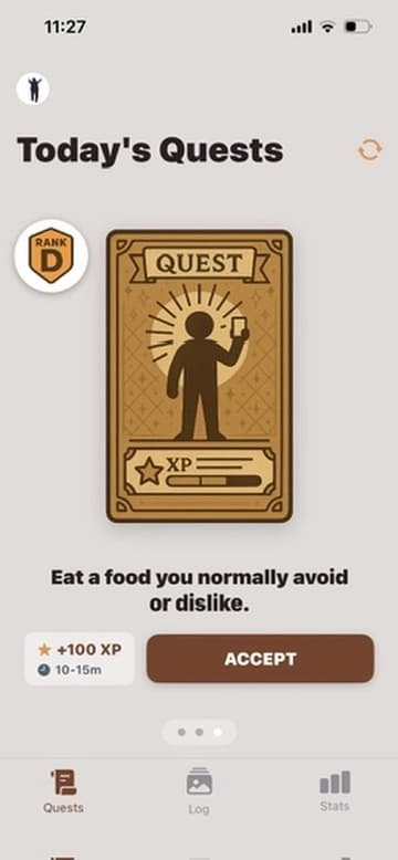 Solo Quest XP - Daily Quests Screen 4